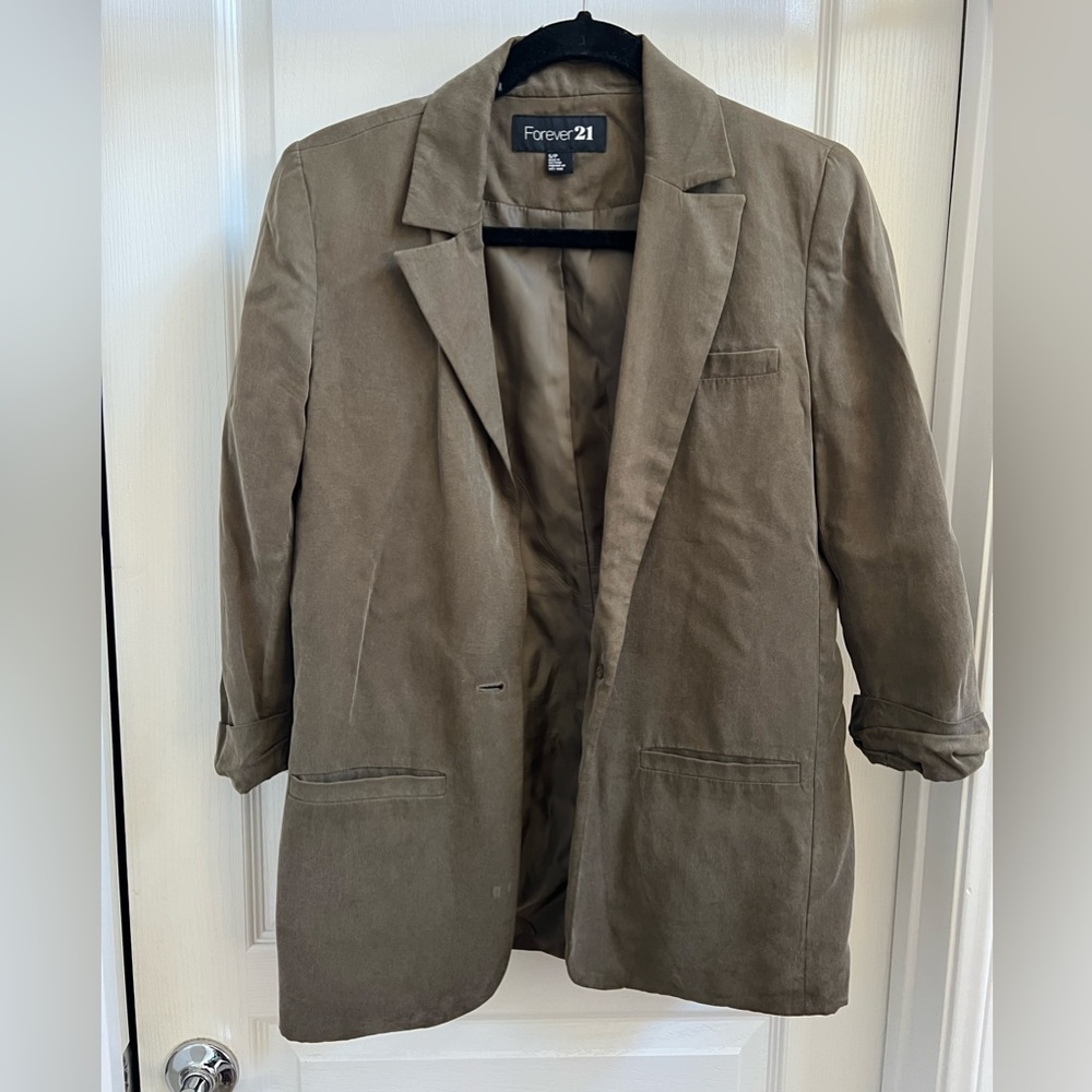 Olive green blazer
